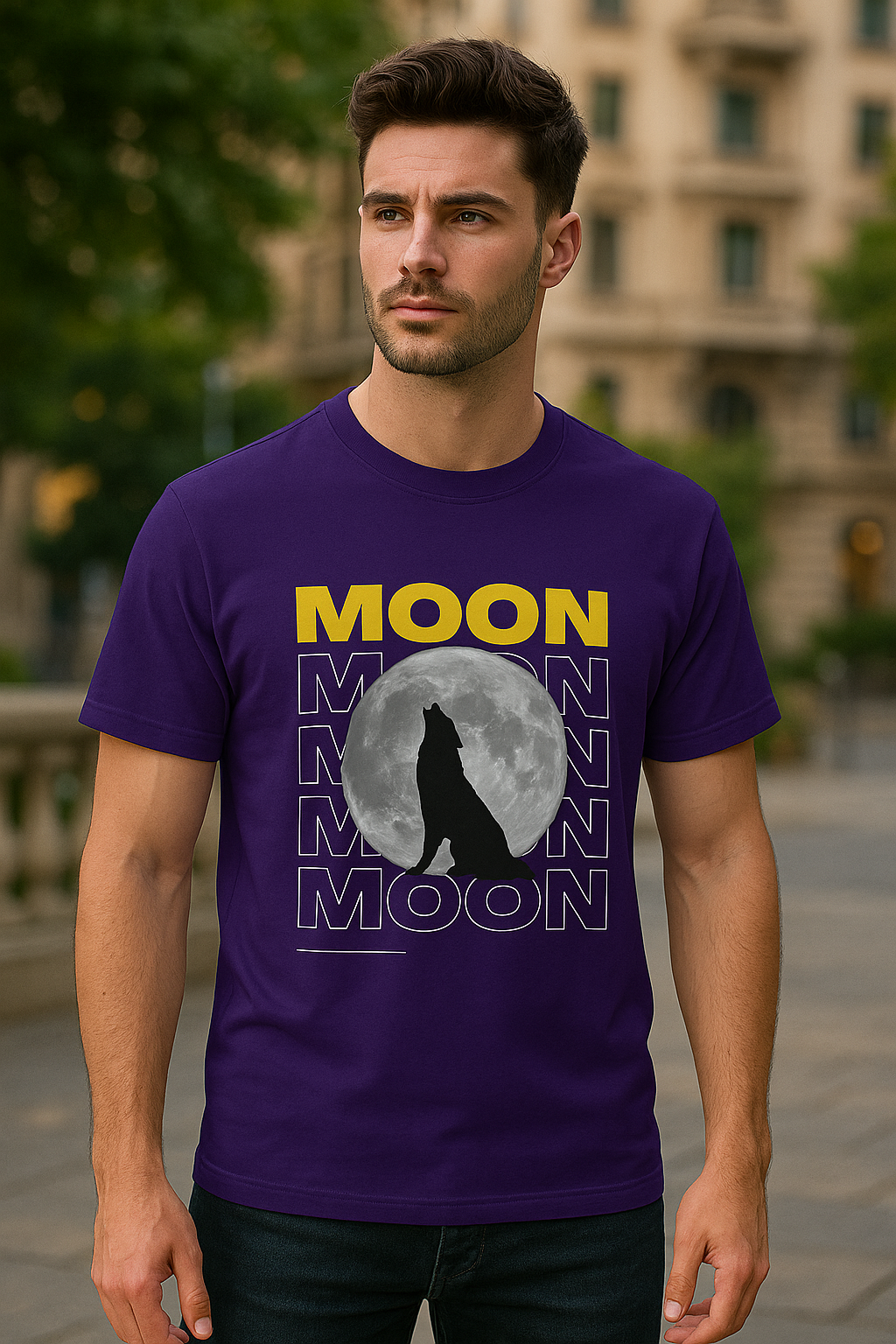 " Under the Moon" Tee – Fithause Limited Edition ⚔️🌙