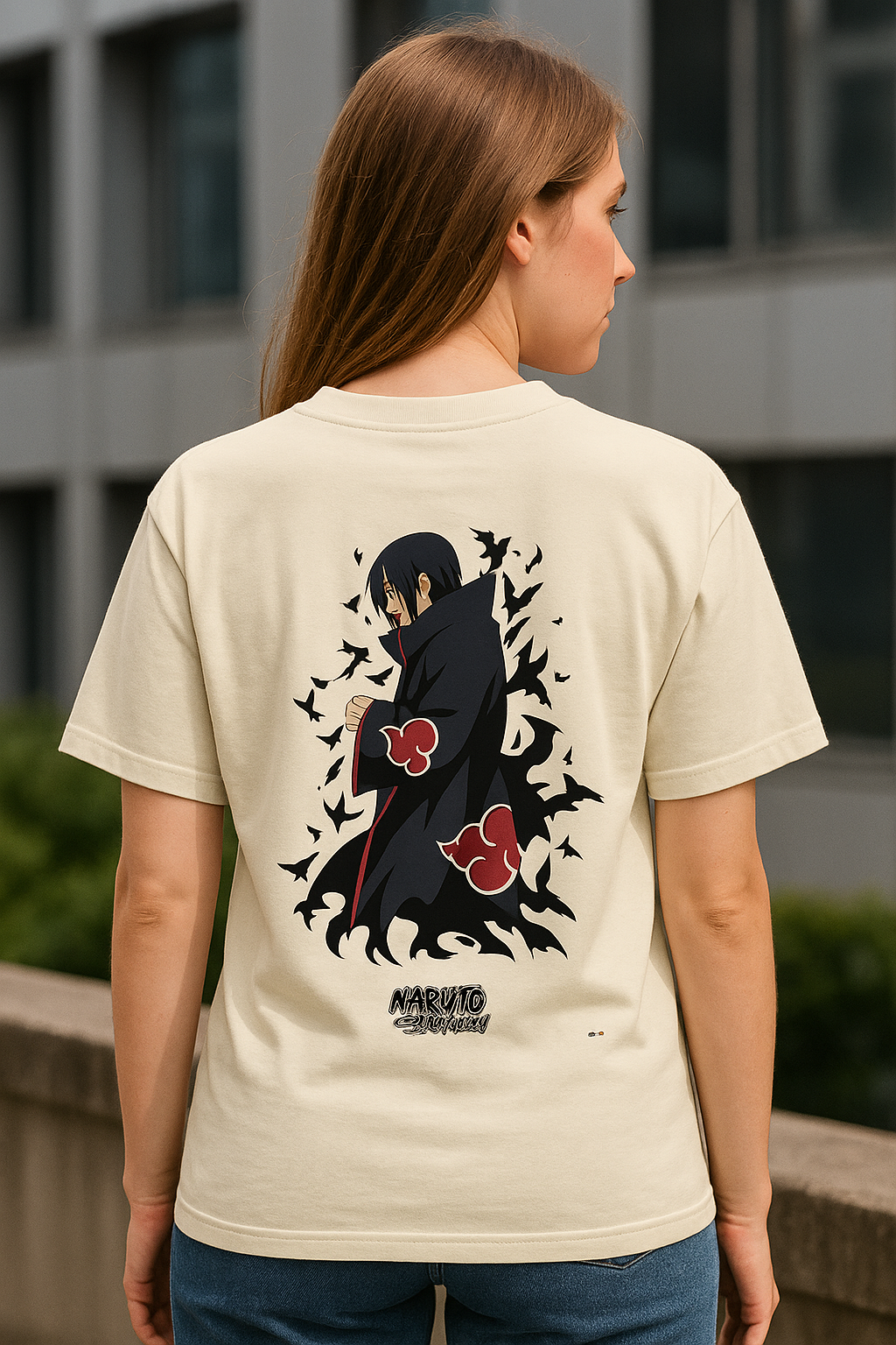🔥 Itachi Uchiha Akatsuki T-Shirt – Naruto Shippuden Edition 👕🖤