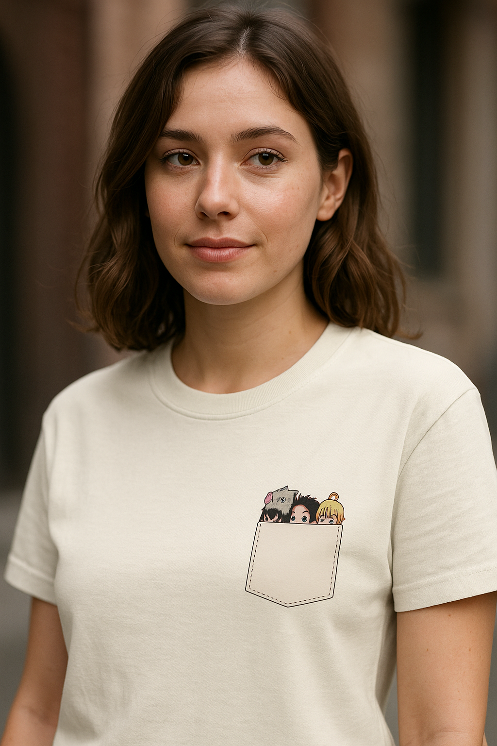 👕 FITHAUSE – Pocket Slayer Chibi Tee 🐭⚔️