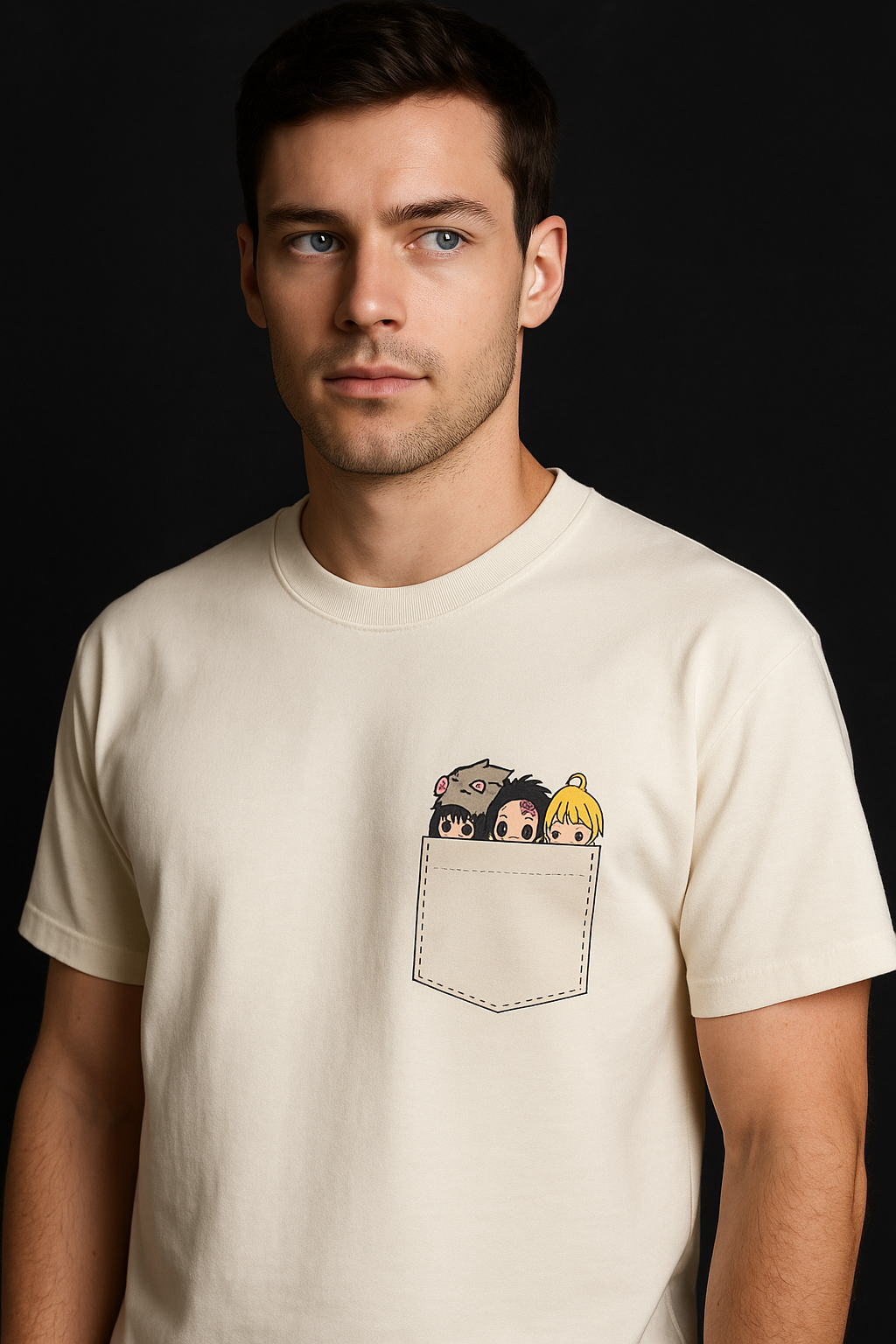 👕 FITHAUSE – Pocket Slayer Chibi Tee 🐭⚔️